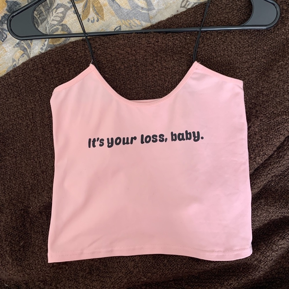Pink tank top